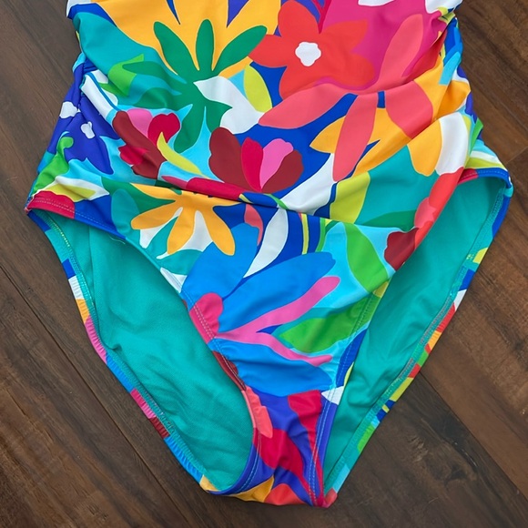 New Bleu by Rod Beattie Floral-Print One-Piece Swimsuit - Picture 2 of 11